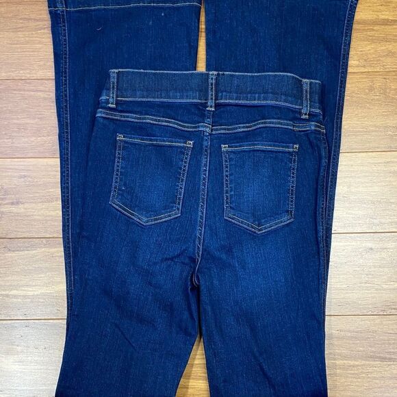 NWT SPANX Midnight Shade Flare Jeans size Small Tall - Picture 5 of 8
